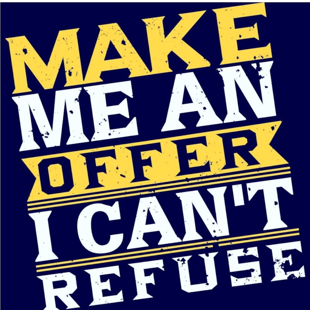 Offers Welcome!